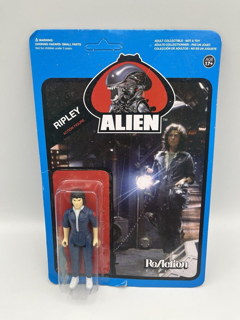 Alien RIPLEY Figure SEALED Super7 ReAction 2013 NYCC Exclusive Blue MOC NICE!!!